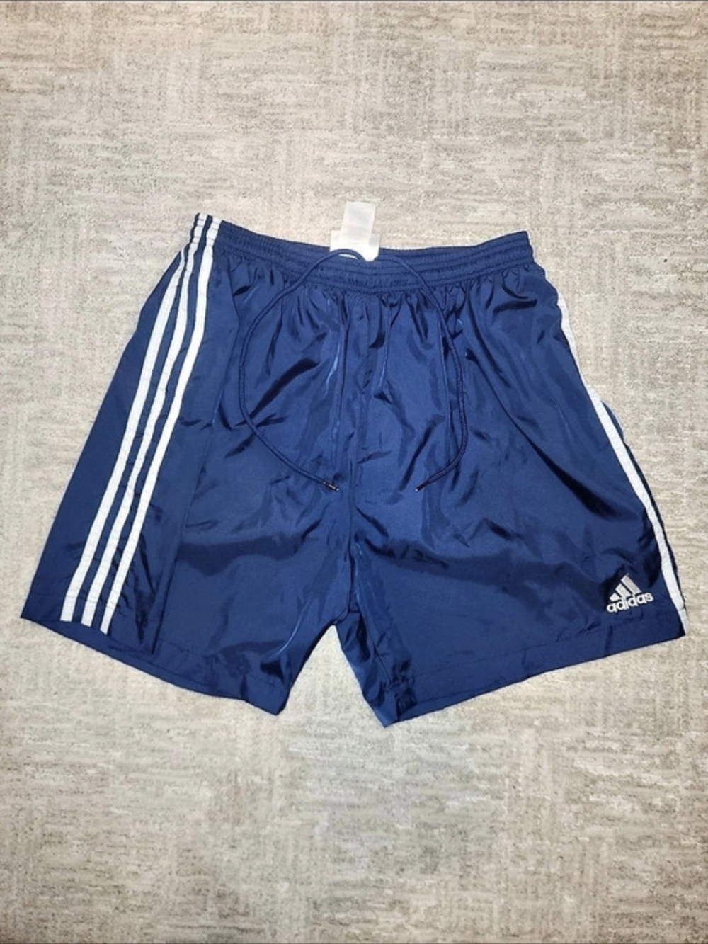 Vintage Athletic Adidas Track Shorts Embroidered Logo Nwot Tall Large